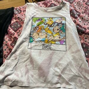 Nickelodeon Rugrats Kids Tank Top - White and Multicolor